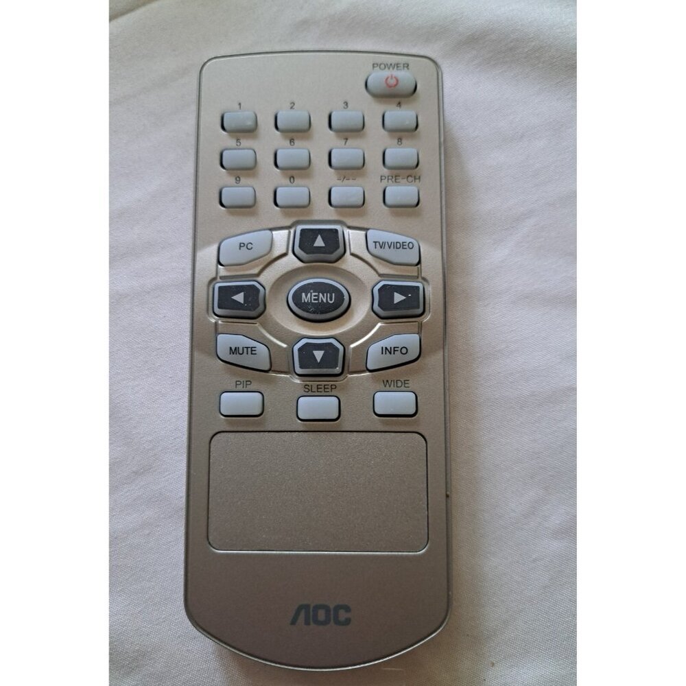 AOC Remote Control 098GR7GW3CCACT Silver TV‎ PC OEM Genuine Original Nos